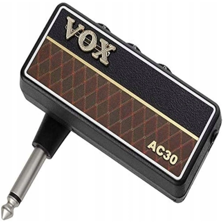 Vox Amplug 2 Wzmacniacz Słuchawkowy do Gitary, Czarny/Brązowy, 86 x 38 x 31