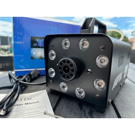 Wytwornica dymu MASZYNA WYTWORNICA DYMIARKA MOCNA 0,3l 500W Piloty LED
