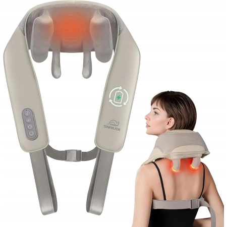 Snailax SL-68A2 Shiatsu Masażer karku Snailax Bezprzewodowy z Ogrzewaniem