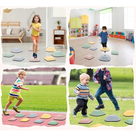Kamienie Sensoryczne Balansowe Dla Dzieci 8el Antypoślizgowe Tor