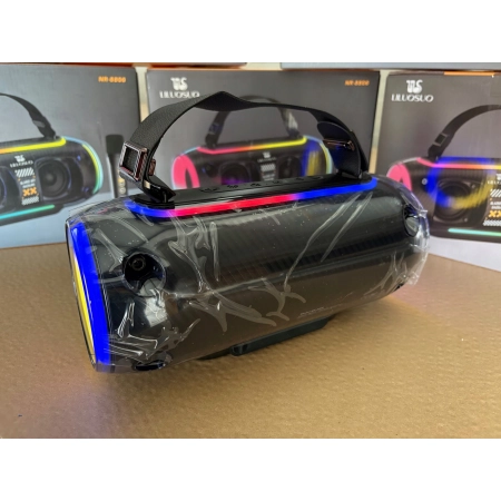 GŁOŚNIK KARAOKE BEZPRZEWODOWY BLUETOOTH LILUOSUO NR-8806 USB +2 MIKROFONY