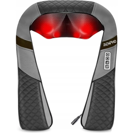 Masażer Shiatsu z Ciepłem, do Karku, Ramion, Pleców i Nóg, RENPHO RP-SNM061