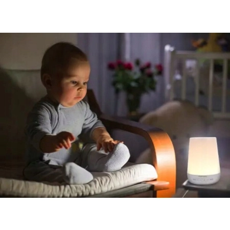 Lampka nocna MOMCOZY WN002-WH00BA-A z generatorem szumów