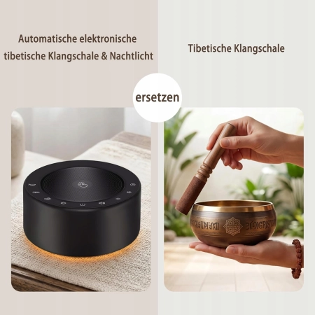 Kipcush K3-s Głośnik Misy Do Medytacji Tybetańskiej Z Lampką Rgbw