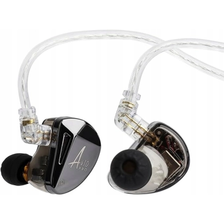 LINSOUL X KZ AS10 PRO 5BA przewodowe słuchawki douszne HiFi