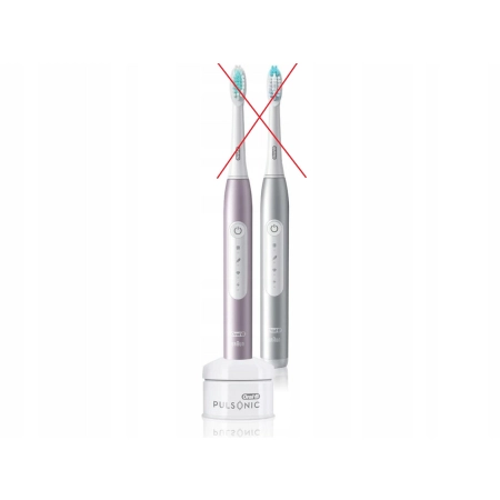 Zestaw 2 szczoteczek Oral-B Pulsonic Slim Luxe 4900 Rose Gold/Platinium