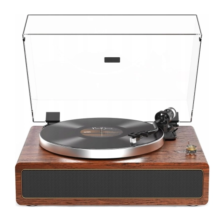 Gramofon HQ-KZ001 Retro Winyl Retrolife Głośniki Bluetooth Drewno