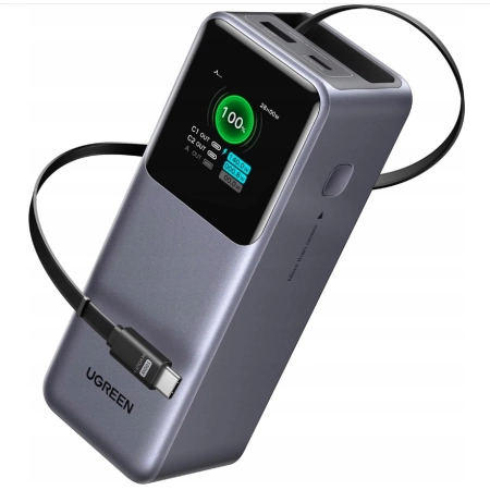 Powerbank UGREEN Nexode 20000 mAh PB726 165W Szary