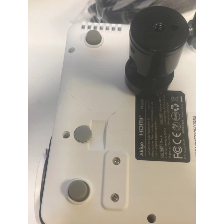 Akiyo O1 Przenośny Mini Projektor LCD FullHD Biały Statyw Pilot