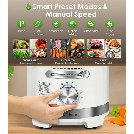 Homtone CY-361 robot kuchenny 10w1, 1000 W z mikserem 1,5l i miską 3l