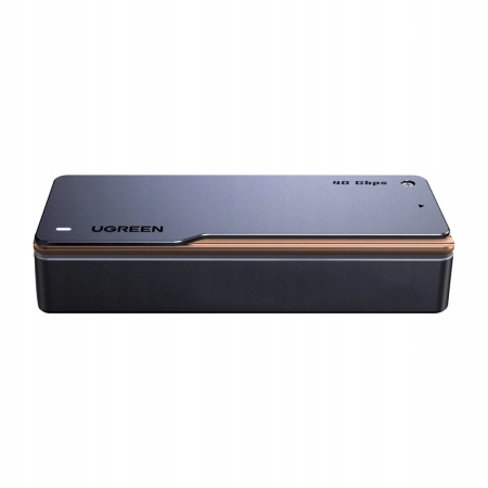 Ugreen D703 Obudowa na SSD M.2 NVMe USB4 40Gb/s Z Chłodzeniem Do 8TB Szara