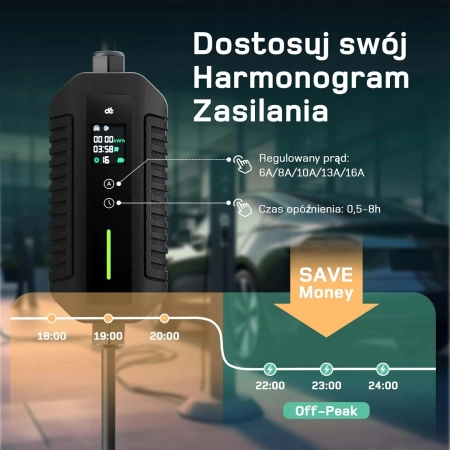 dé Ładowarka samochodowa elektryczna 11kW 15m 2G