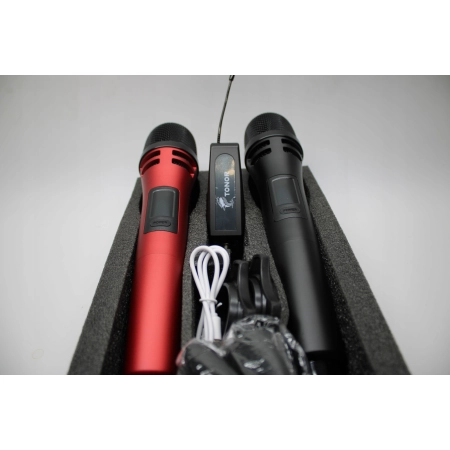 2szt. Mikrofony bezprzewodowe TONOR TW320 UHF z odbiornikiem