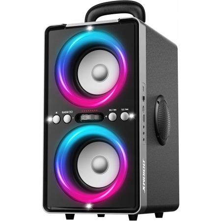 Głośnik Bluetooth ODIOMX DF-01 200W LED, TWS, 15H, super bas