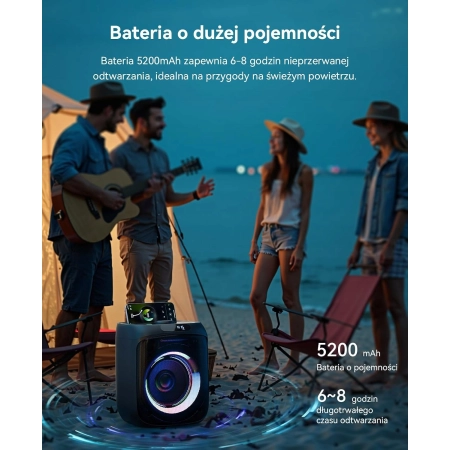 Głośnik karaoke GREEN KEEPER GKS60 Bluetooth 400W