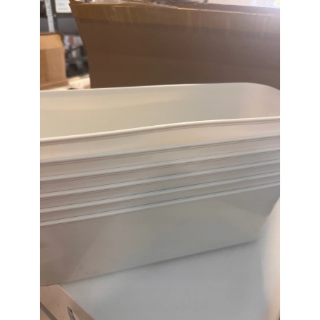 6 pudełek do przechowywania pojemniki organizer z naklejkami 26x9,5x9 6szt
