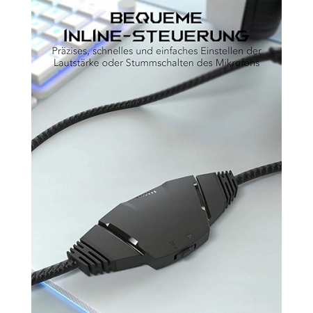 Słuchawki nauszne z mikrofonem Black Shark Goblin X1 kolor BIAŁY