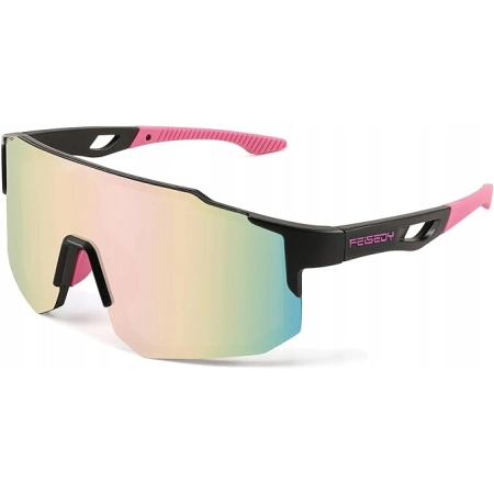 FEISEDY Okulary sportowe rowerowe lustrzane bieganie enduro UV400 B2388