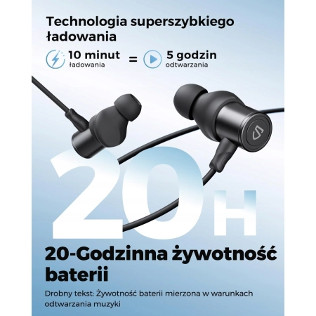 SOUNDPEATS Q40 HD Bezprzewodowe Słuchawki Hi-Res Audio z LDAC, 20H baterii