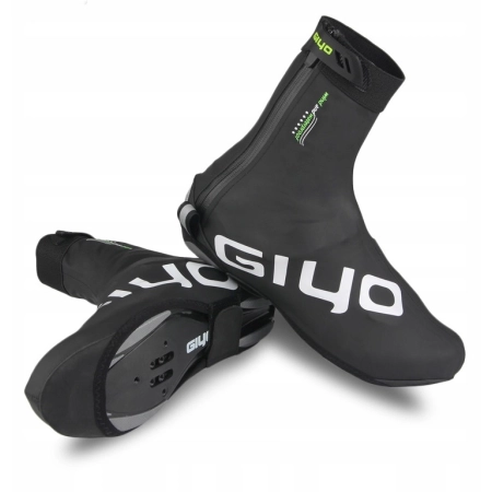 Ochraniacz Pokrowiec Na Buty Rowerowe Wodoodporne Ocieplane Czarne M GIYO
