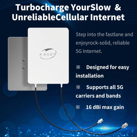 KASER Zewnętrzna antena 5G jednoosiowa N78 3300-3800 MHz panel Mimo