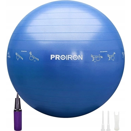PROIRON Piłka gimnastyczna fitnesu z pompką wytrzymała 55cm