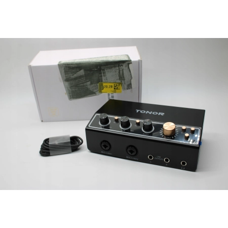TONOR TX510 mikser mikrofonowy interfejs audio streaming USB 2x2 Jack/XLR