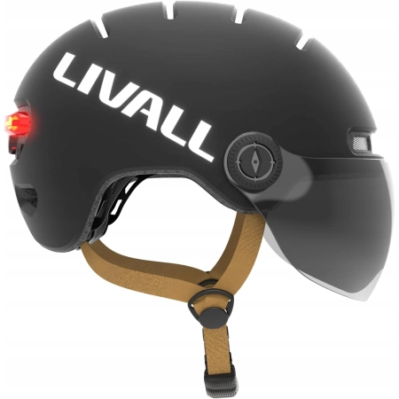 Kask rowerowy Livall L23 Szybka Ochronna Czujnik Upadku SOS Światła 58-62cm