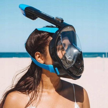 G2RISE SN01 Pełnotwarzowa maska do nurkowania z rurką do snorkelingu Roz. L