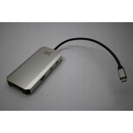 Hub USB-C Minthouz z obudową SSD M.2 PCIe NVMe, 10Gb/s 4K@60Hz HDMI 100W