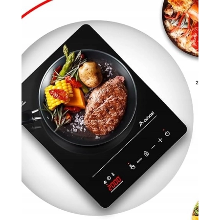 Kuchenka przenośna Płyta indukcyjna jednopalnikowa 2000W Aobosi