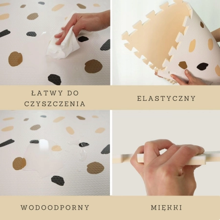 Hakuna Matte Duża Mata dla Niemowląt 1,8x1,2m XXL KONFETTI MOTYW