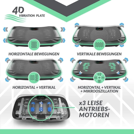 Platforma wibracyjna Bluefin 4D Vibration Plate 300 W