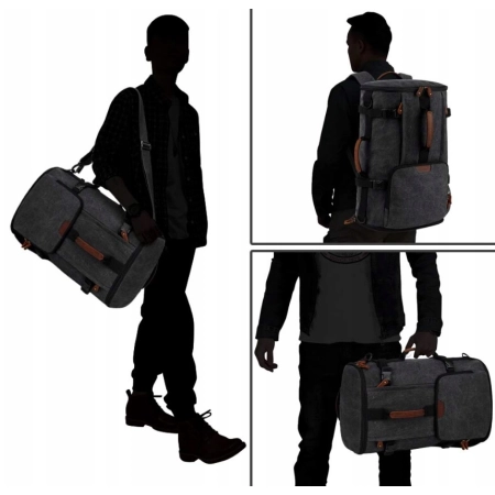 G-FAVOR Plecak Męski 40L Podróżny na Laptop 15,6-17 Cal