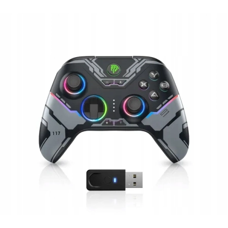 Gamepad bezprzewodowy EasySMX X15 Czarny do Nintendo Switch, PC, Android
