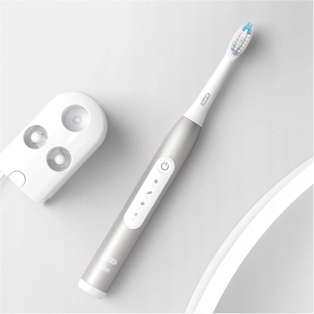 Zestaw 2 szczoteczek Oral-B Pulsonic Slim Luxe 4900 Rose Gold/Platinium