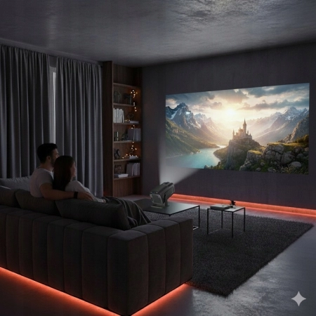 Projektor MAGCUBIC HY320N Android Smart Mini TV 4K FULL HD Głośnik WIFI
