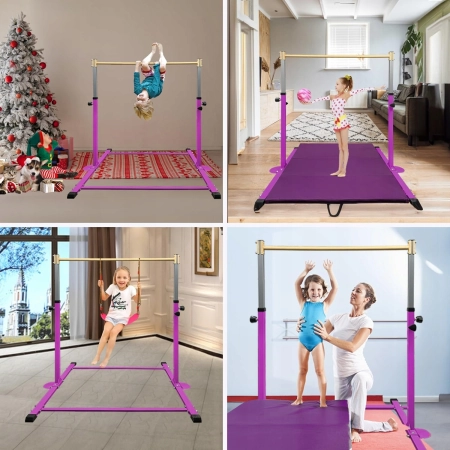 Drążek gimnastyczny dla dzieci 90-150 cm HomeSun do 100 kg