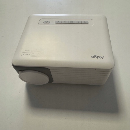 Akiyo O1 Przenośny Mini Projektor LCD FullHD Biały Statyw Pilot