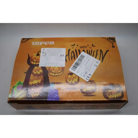 LAMPKA Dynia LED Halloween dekoracja pomarańczowa lampion 12szt