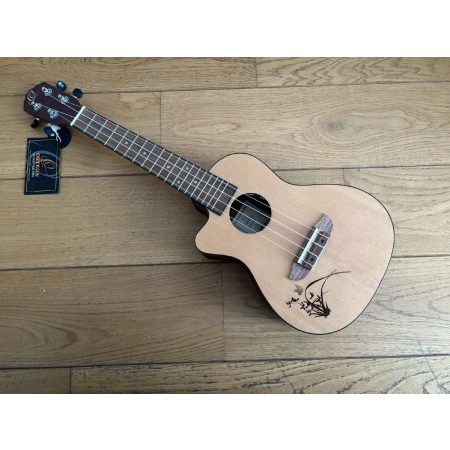 Ukulele elektroakustyczne Leworęczne Ortega RU5CE-L