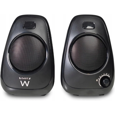 Zestaw dwóch głośników Ewent 2.0 Speakers USB 5V AUX 10W 80Hz-20kHz czarny