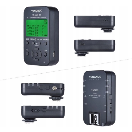 YONGNUO YN622C-KIT bezprzewodowy pilot zdalnego sterowania 100 m E-TTL