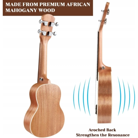 MARTISAN Soprano Ukulele 21 cali Hawajskie Gitara