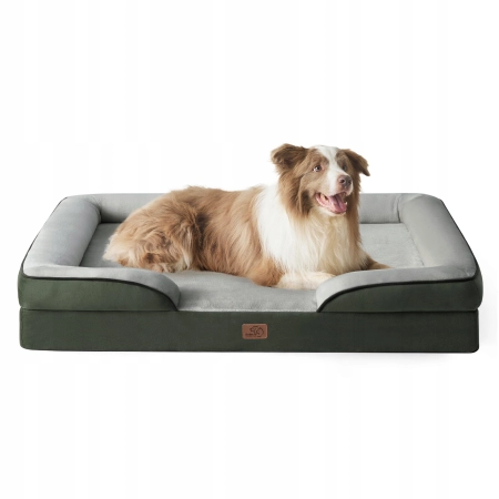 Legowisko Ortopedyczne Dla PSA Bedsure Sofa 120x90 Cm Zielone