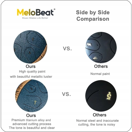 MeloBeat Tongue Drum Handpan 14