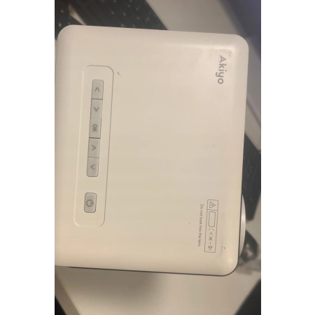 Akiyo O1 Przenośny Mini Projektor LCD FullHD Biały Statyw Pilot