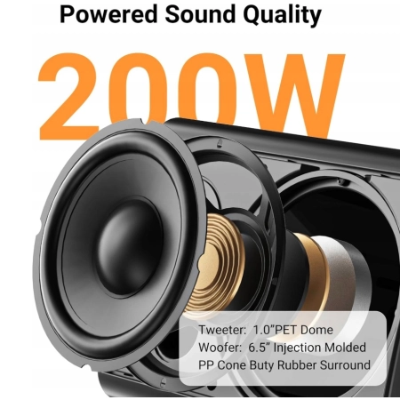 Głośnik HOS-601 Studiofinix 400 W czarny