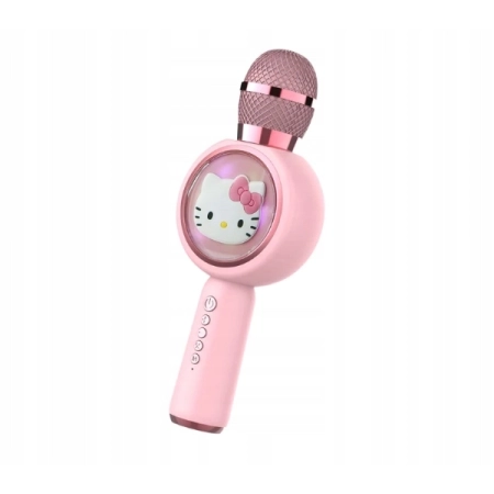 Mikrofon z głośnikiem Bluetooth OTL Technologies Hello Kitty PopSing LED