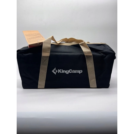 KingCamp przenośny stolik bambusowy 60x40cm regulowana wysokość
